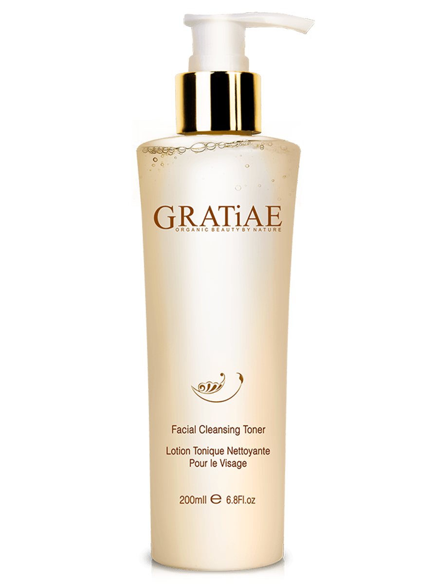 Тонер Gratiae для лица увлажняющий и отшелушивающий Facial Cleansing Toner 200 мл grace day лифтинг тонер с ретинолом и бакучиолом 150