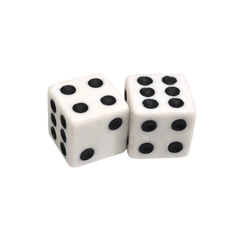 

Кости игральные WellyWell 1,5см 2шт, CubesGame_WhiteBlack