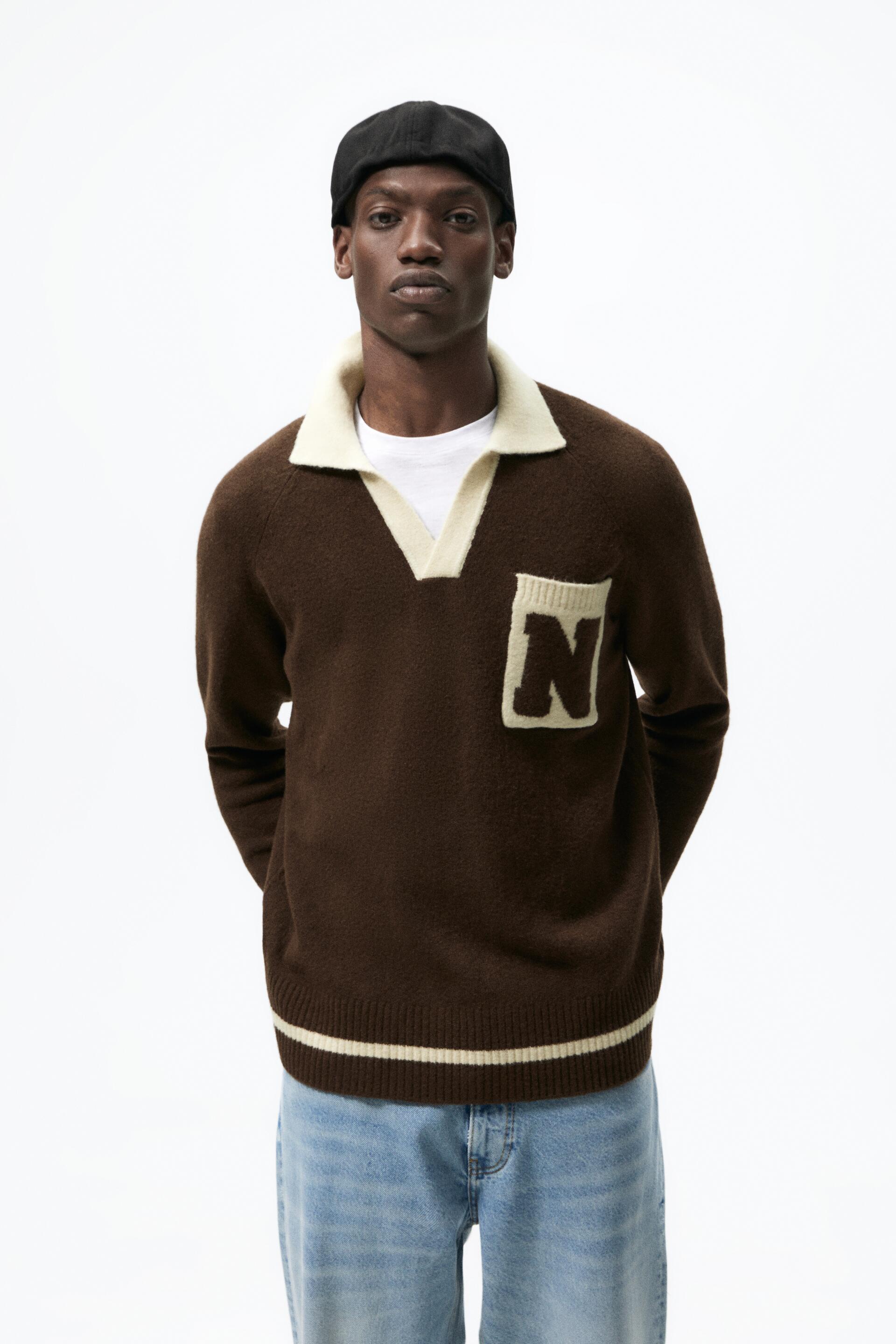 

Свитшот мужской ZARA 09598319 коричневый L (доставка из-за рубежа), 09598319