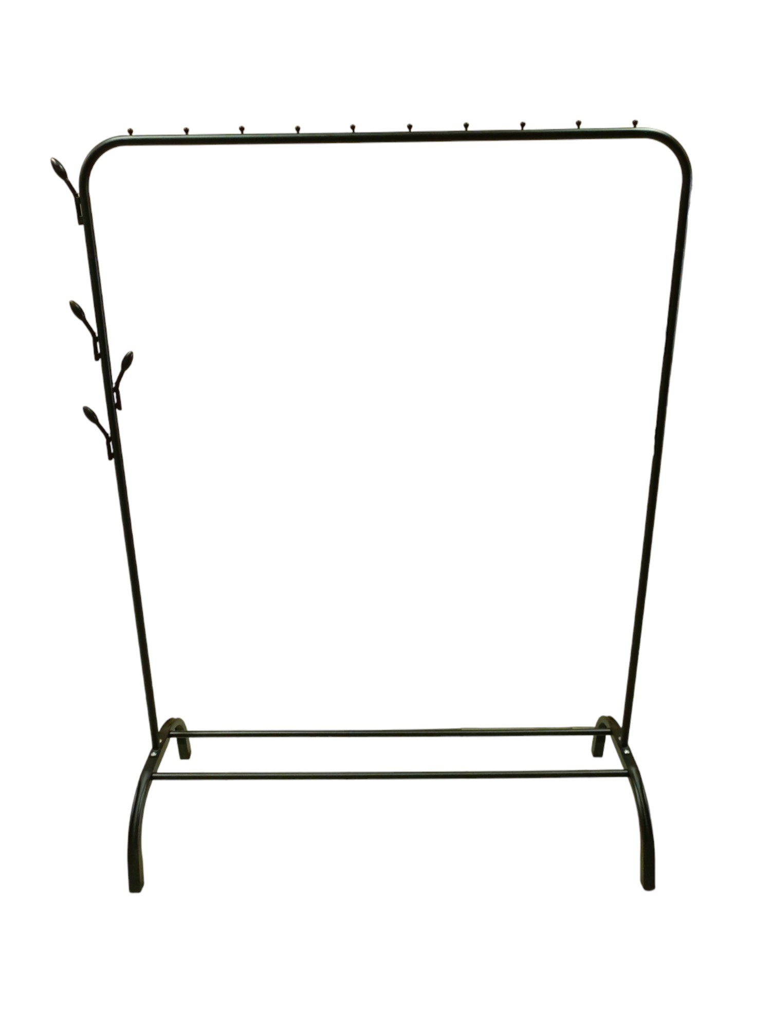 Вешалка напольная для одежды Nice, 140х110х41 см, черная