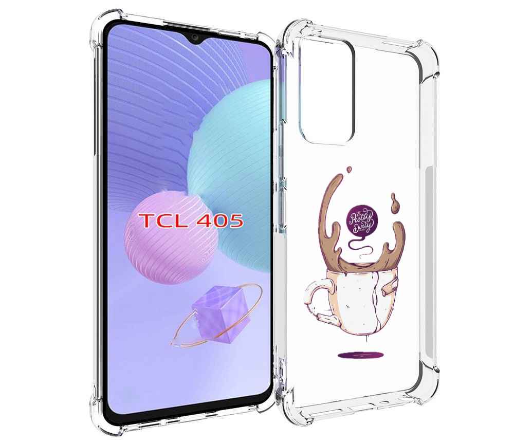 

Чехол MyPads сломанный стаканчик для TCL 405, Tocco