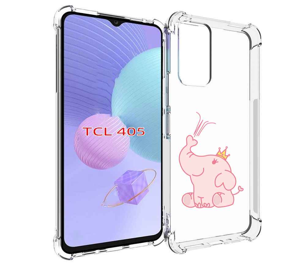 

Чехол MyPads слоник-принц детский для TCL 405, Tocco