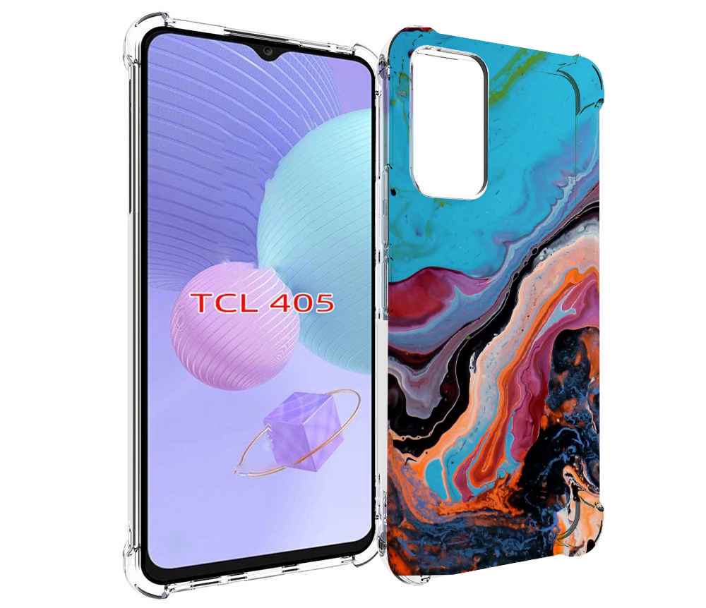 

Чехол MyPads смешанные краски для TCL 405, Tocco
