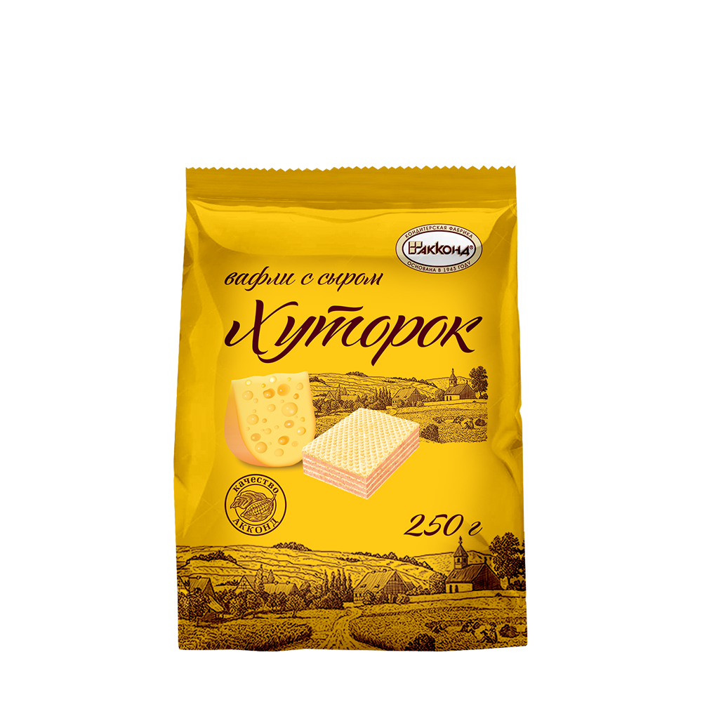 

Вафли Акконд Хуторок с сыром 300 г