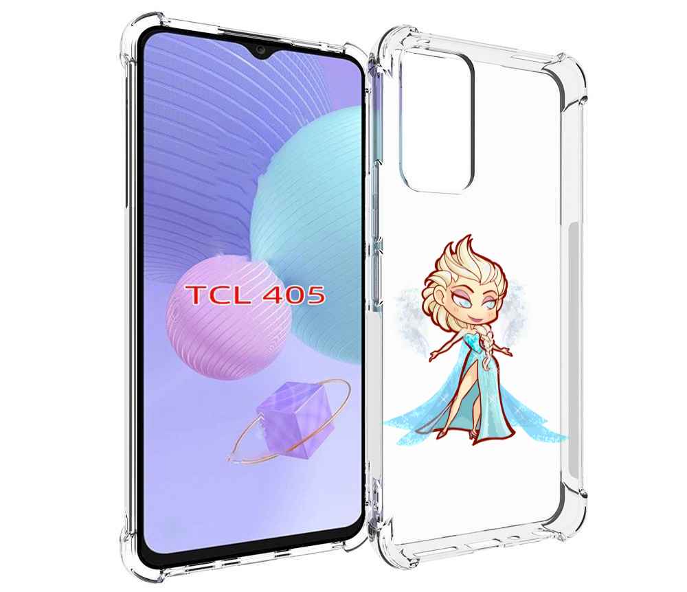 

Чехол MyPads снежная-принцесса женский для TCL 405, Tocco