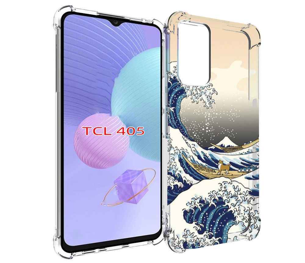 

Чехол MyPads собаки-на-плоту для TCL 405, Tocco
