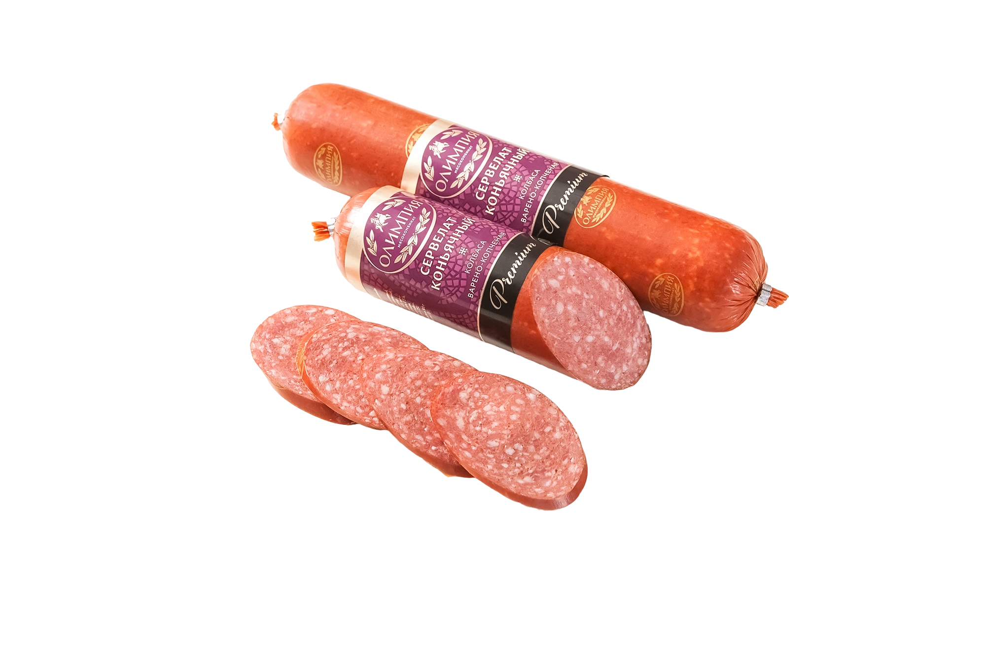 

Сервелат Олимпия Коньячный +-650 г