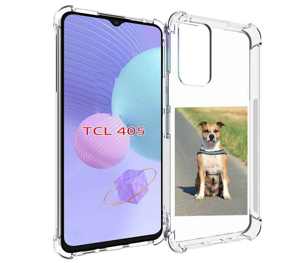 

Чехол MyPads стаффорд терьер для TCL 405, Tocco