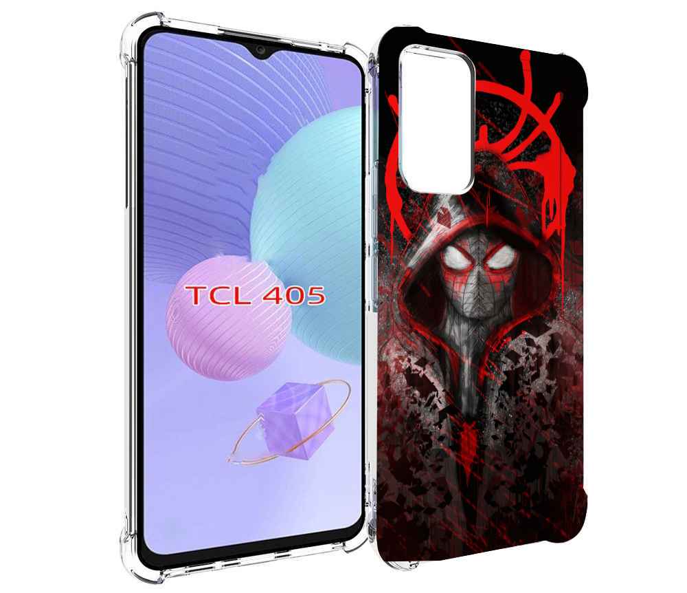 

Чехол MyPads страшный человек паук мужской для TCL 405, Tocco