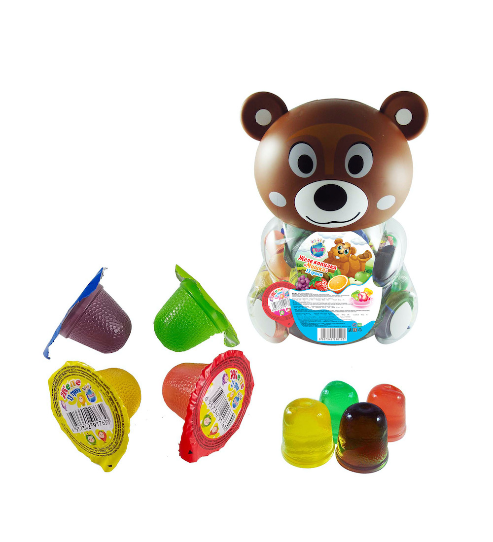 

Желе-копилка Jelly Belly в стаканчике мишка, 13 г х 100 шт, Мишка