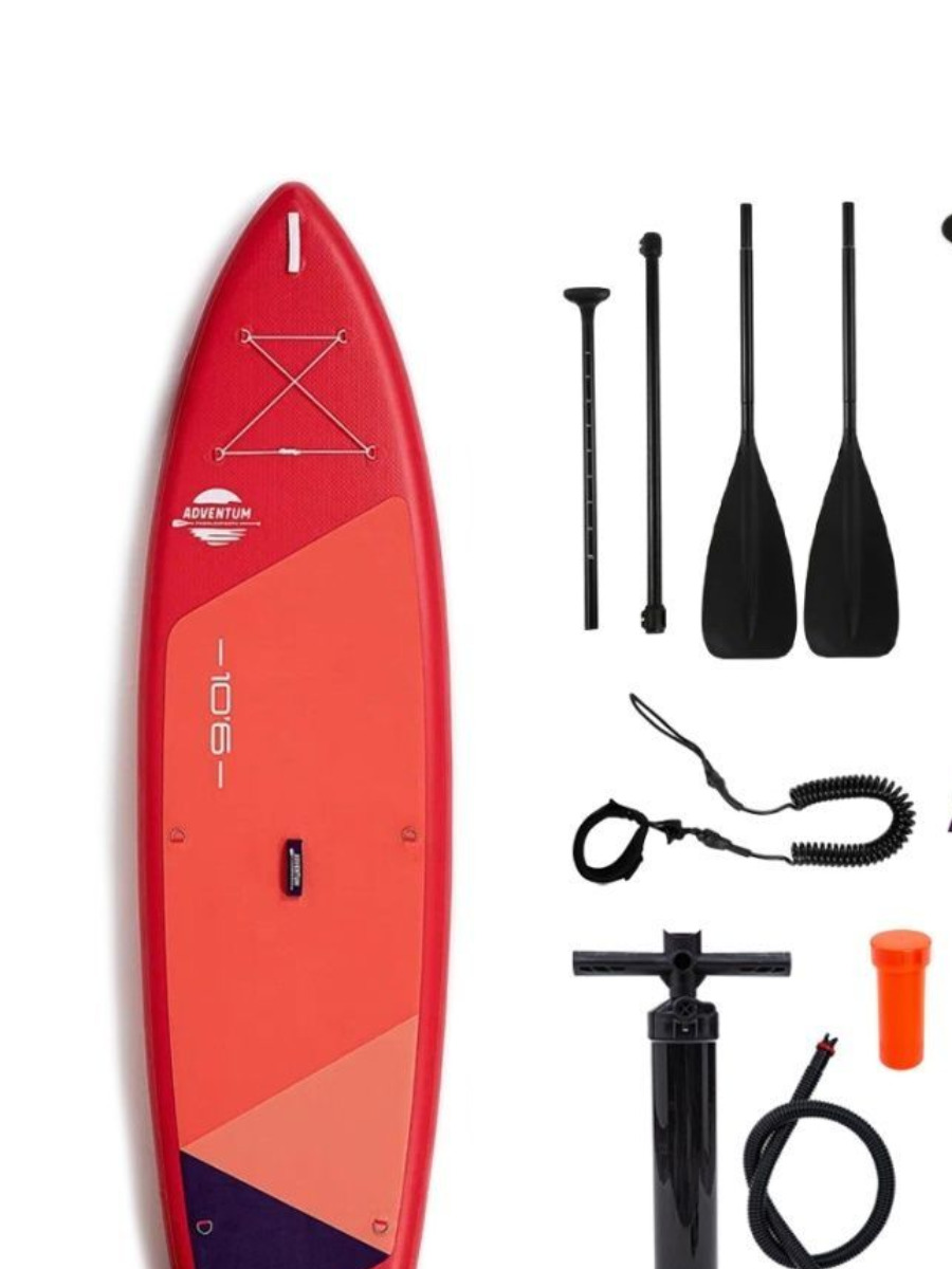 

SUP-борд Adventum 10.6 323x81x15 см red, Красный, 10.6