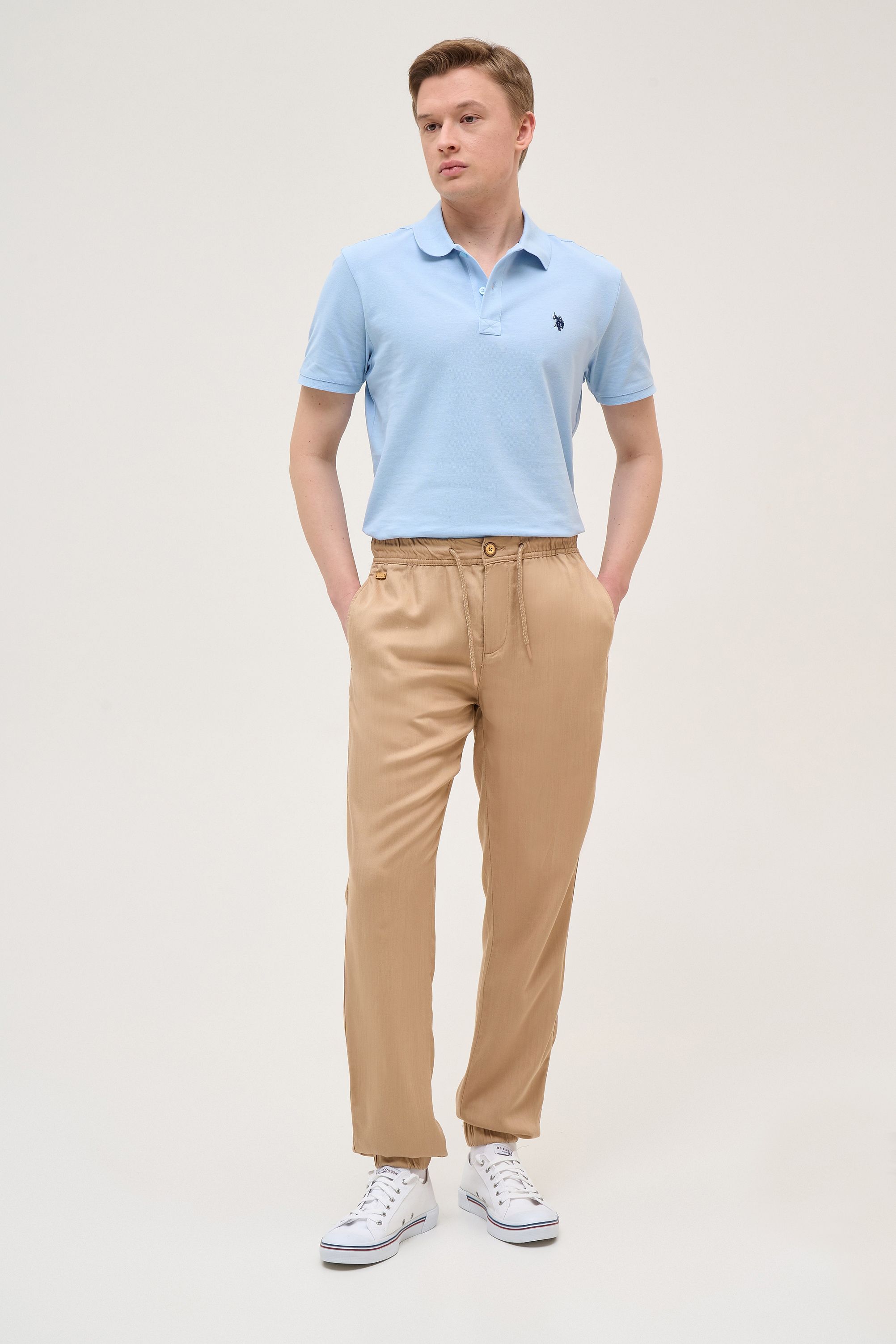 

Брюки мужские US Polo Assn G081SZ0780BROVES бежевые 31, Бежевый, G081SZ0780BROVES