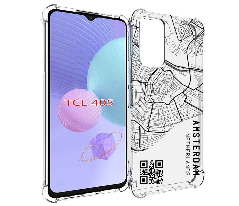 

Чехол MyPads схема-амстердам для TCL 405, Tocco