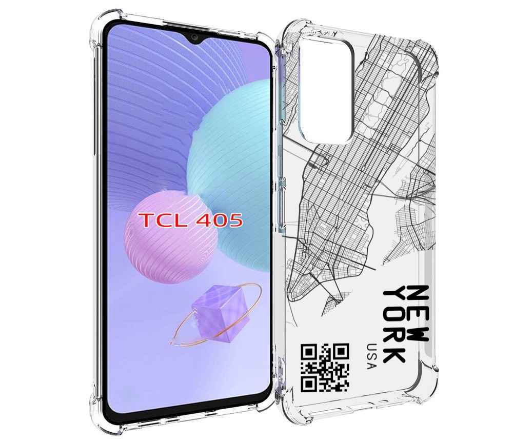 

Чехол MyPads схема-нью-йорк для TCL 405, Tocco