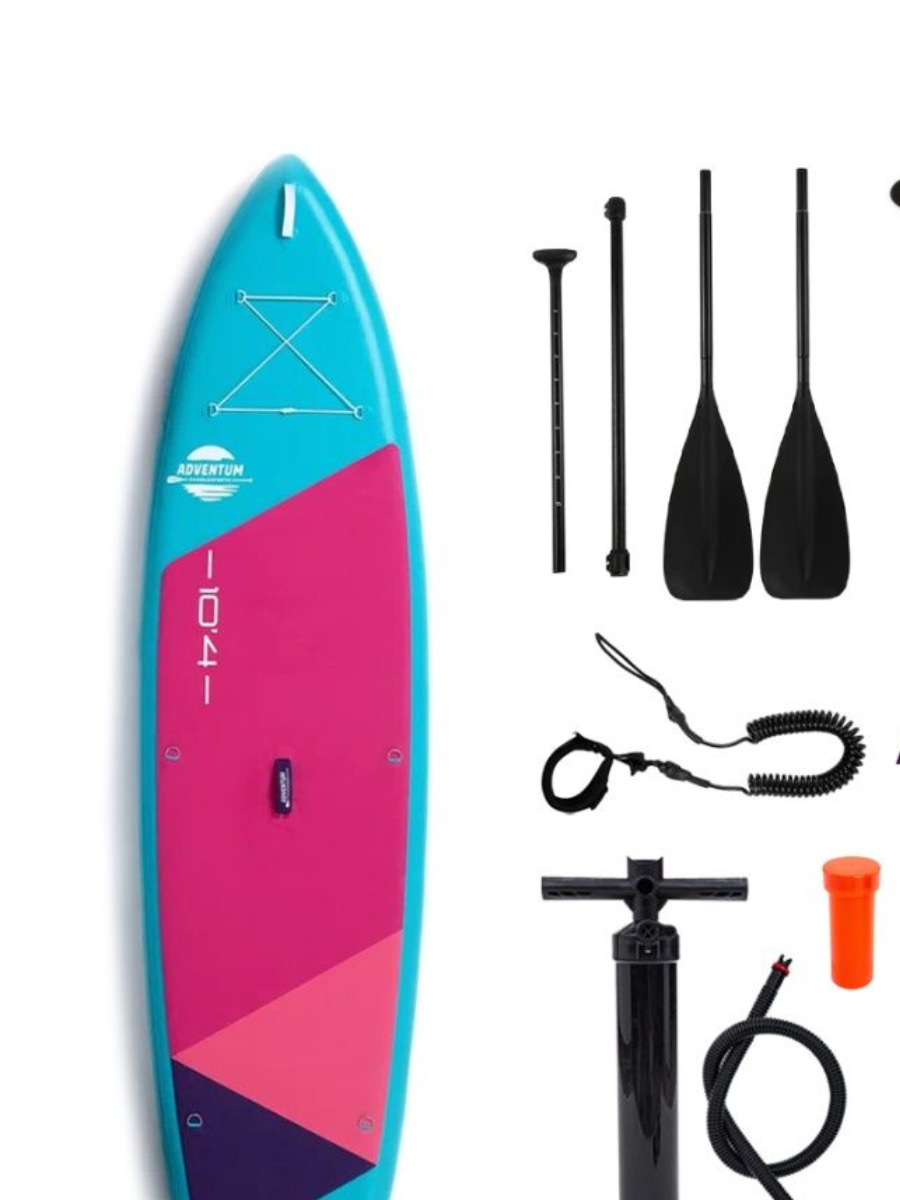 SUP-борд Adventum 10.4 317x79x15 см teal/pink