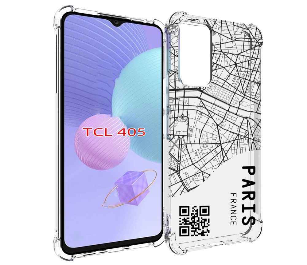 

Чехол MyPads схема-париж для TCL 405, Tocco