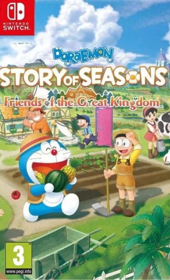 Игра Doraemon Story of Seasons: Friends of the Great Kingdom (NS, на иностранном языке)