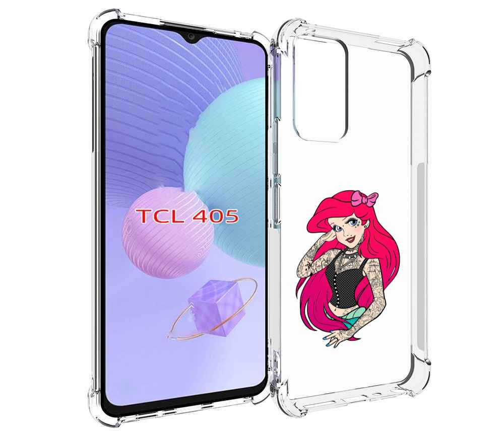 

Чехол MyPads татуированная-принцесса женский для TCL 405, Tocco