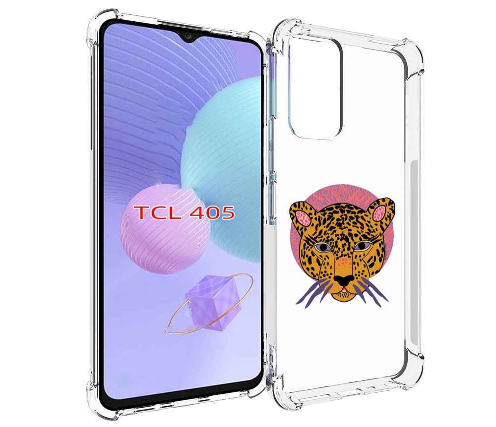 

Чехол MyPads тигр-в-кругу для TCL 405, Tocco