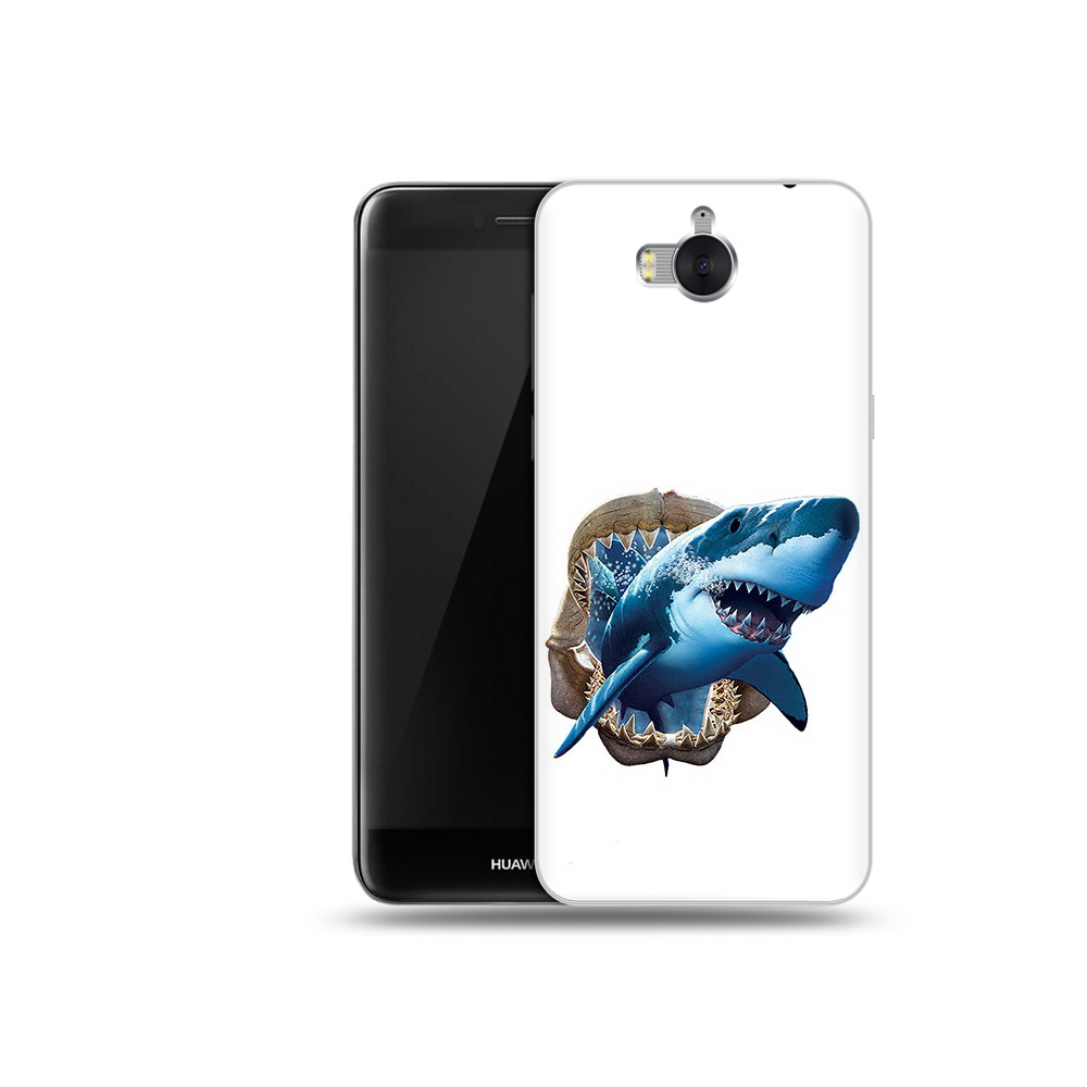 

Чехол MyPads Tocco для Huawei Y5 челюсти (PT91582.58.675), Прозрачный, Tocco