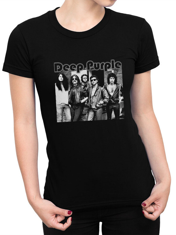 фото Футболка женская design heroes группа deep purple черная 3xl