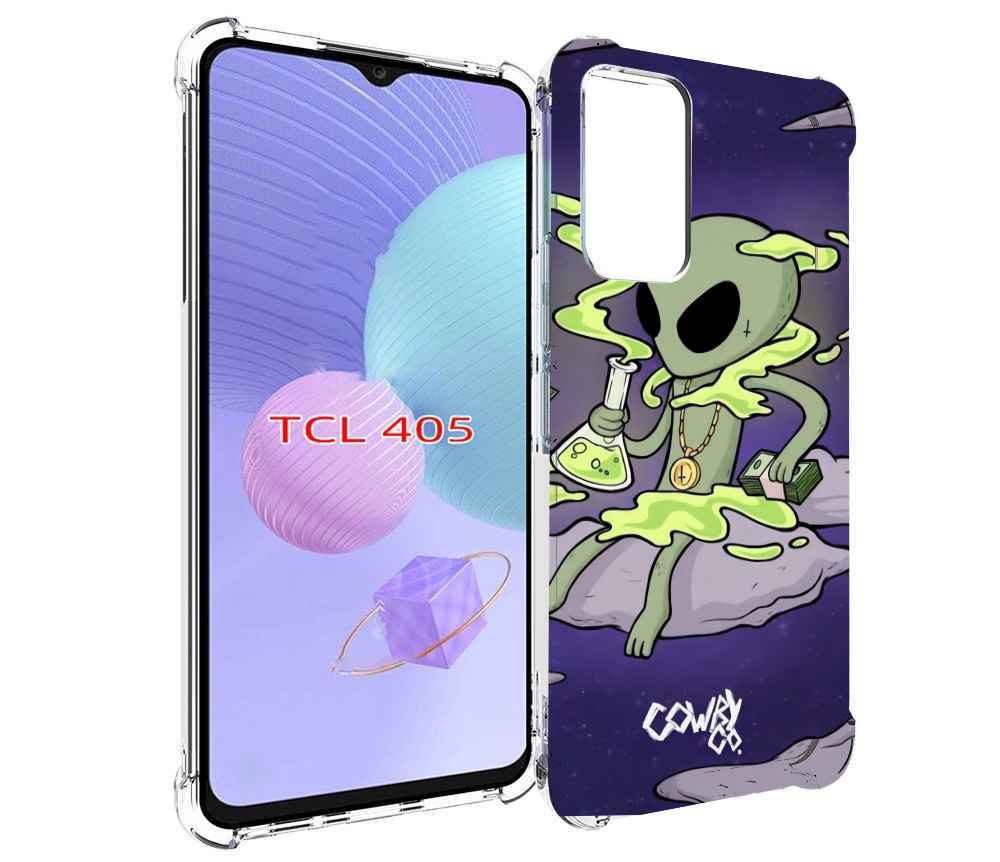 

Чехол MyPads токсичный инопланетянин для TCL 405, Tocco