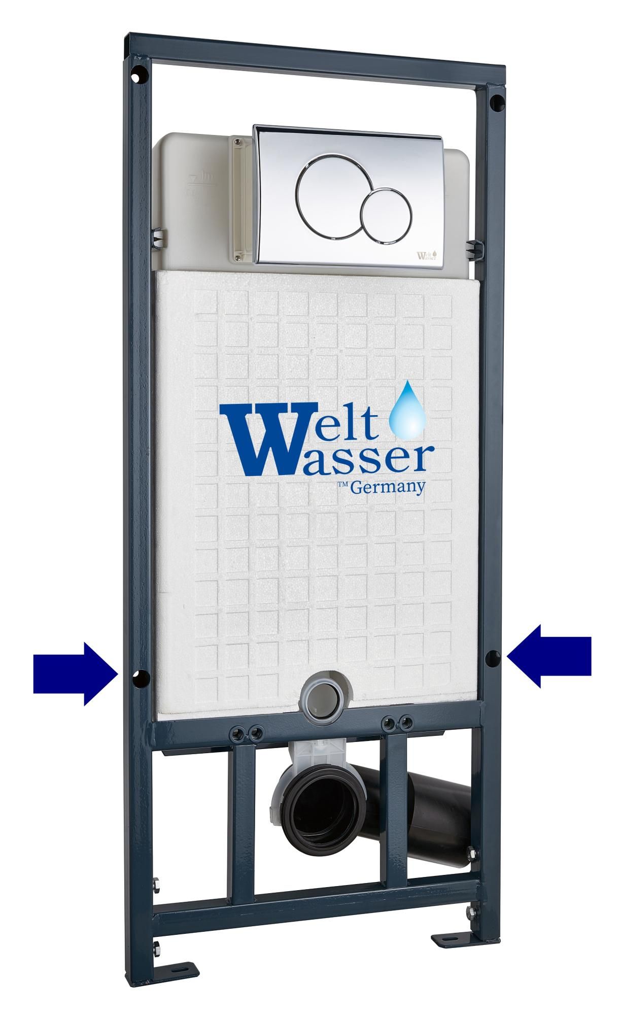 Инсталляция для унитаза WeltWasser WW MARBERG 507 SE с кнопкой