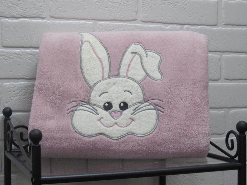 Плед Rajtex бамбуковый маленький 110x140 Заяц Розовый