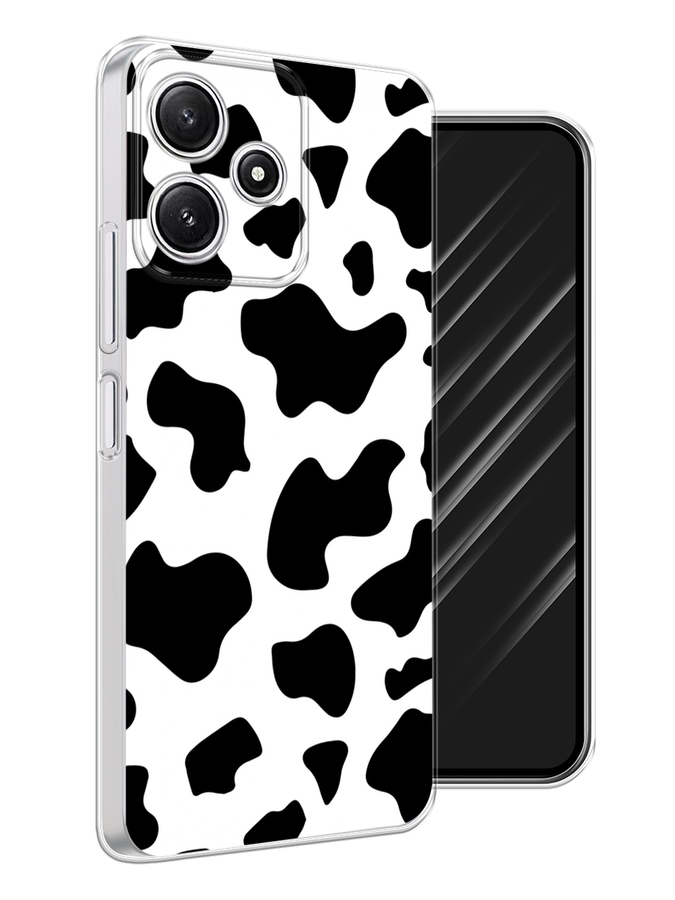 

Чехол Awog на Xiaomi Redmi 12 5G "Пятна коровы", Белый;черный, 319650-1