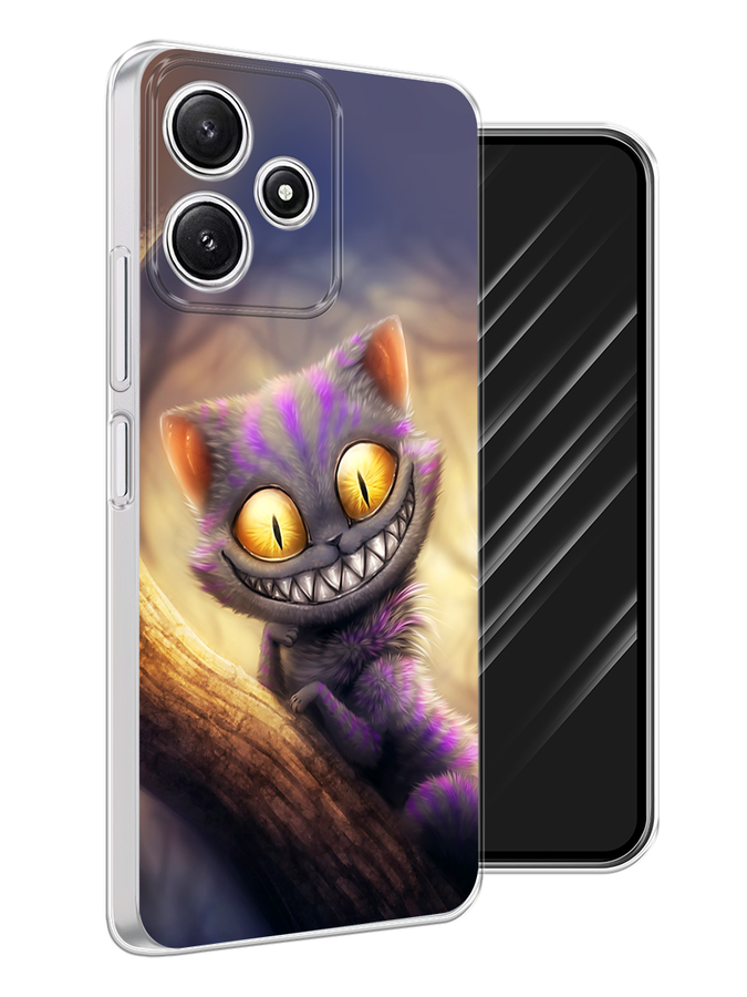 

Чехол Awog на Xiaomi Redmi 12 5G "Cheshire Cat", Фиолетовый;желтый, 319650-1