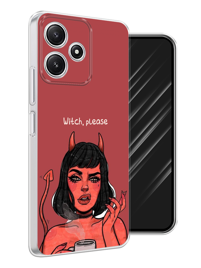 

Чехол Awog на Xiaomi Redmi 12 5G "Evil Girl", Бордовый;черный, 319650-1