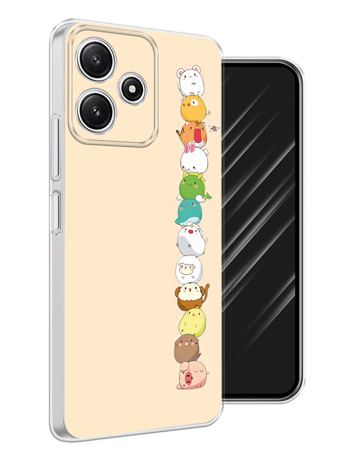 

Чехол Awog на Xiaomi Redmi 12 5G "Питомцы Чиби", Желтый, 319650-1