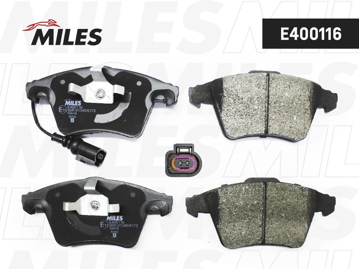 

Тормозные колодки Miles передние e400116