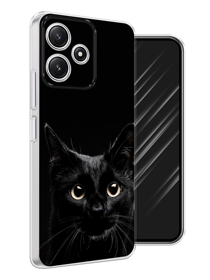 

Чехол Awog на Xiaomi Redmi 12 5G "Добрый кот", Черный, 319650-1