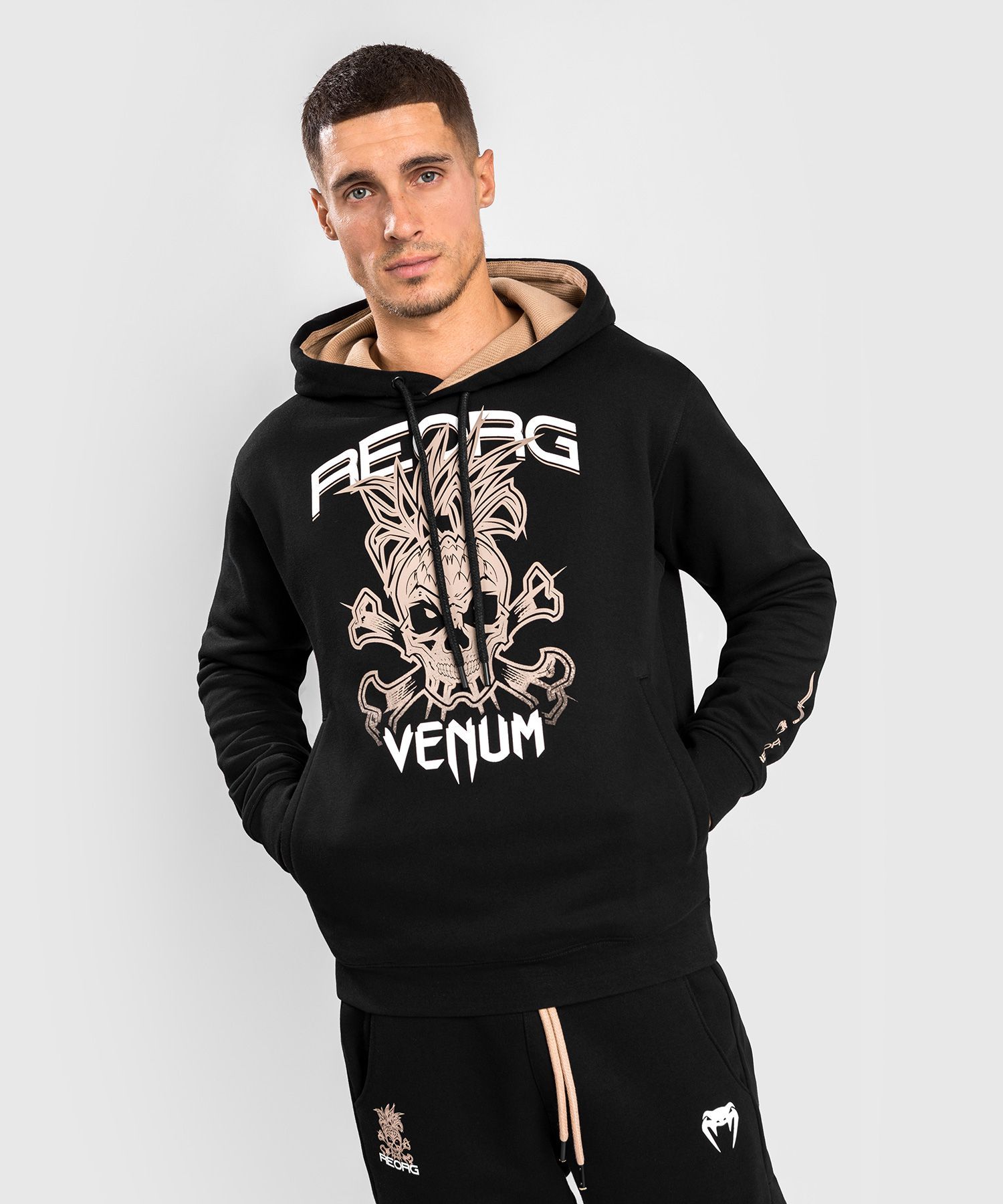 Худи мужское Venum Reorg Hoodies черное S