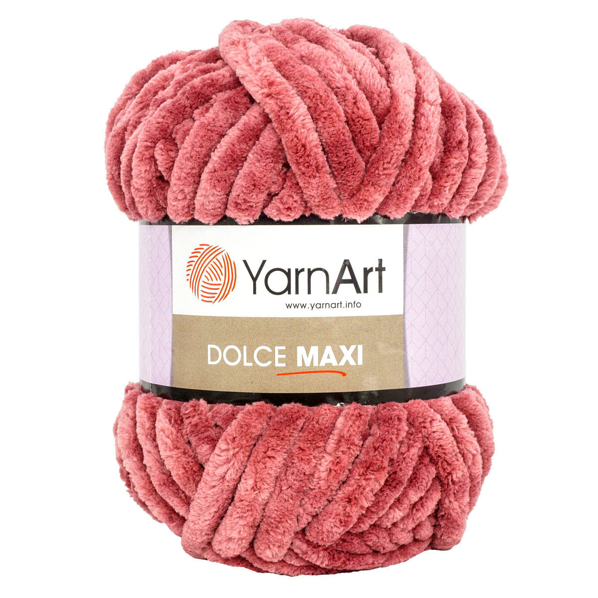 

Пряжа для вязания YarnArt Dolce Maxi 200г, 70м (751 пыльный кедр), 2 мотка, Розовый, 7724099