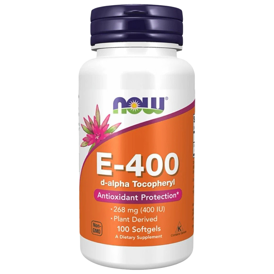 

Витамин Е NOW E-400 D-Alpha Tocopherol софтгель-капсулы 100 шт