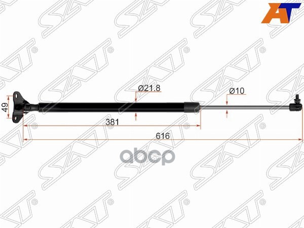 

SAT ST-81770-4H010 Амортизатор крышки багажника HYUNDAI STAREX 07-15 LH 1шт