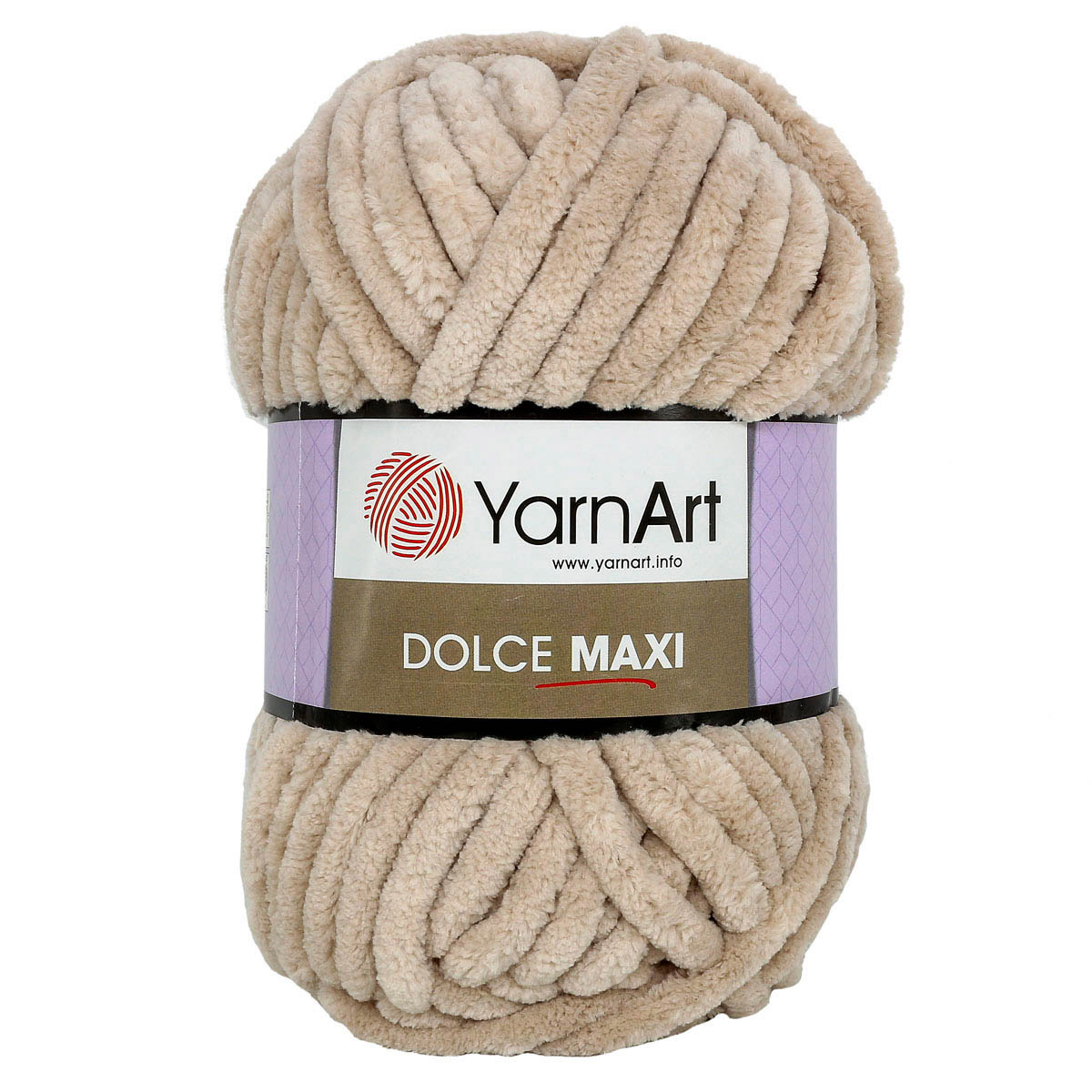 фото Пряжа yarnart 7724099_00008 dolce maxi 771 бежевый