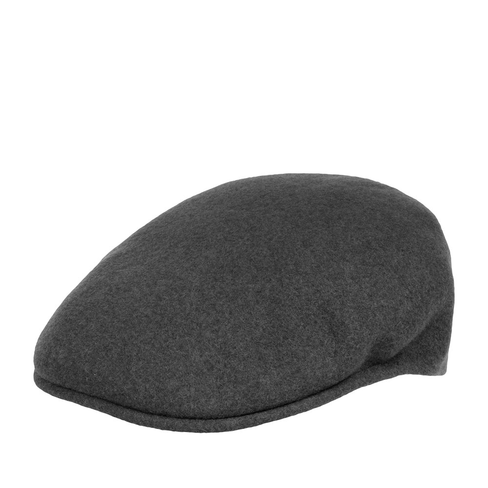 Кепка реглан унисекс Kangol 0258BC Wool 504 темно-серая, р.57