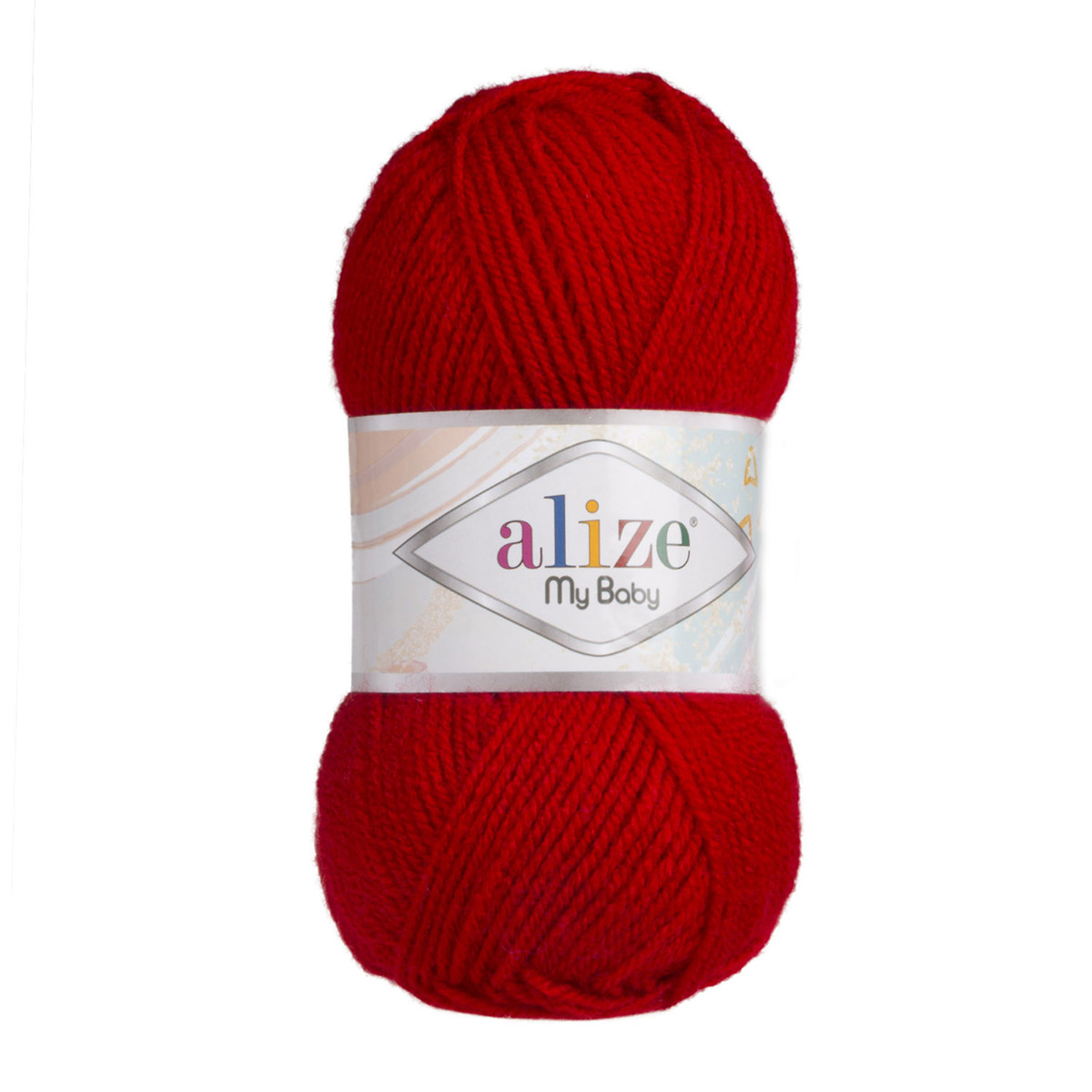 

Пряжа ALIZE My baby 50г, 150м (100% акрил) (106 тёмно-красный), 5 мотков, My baby