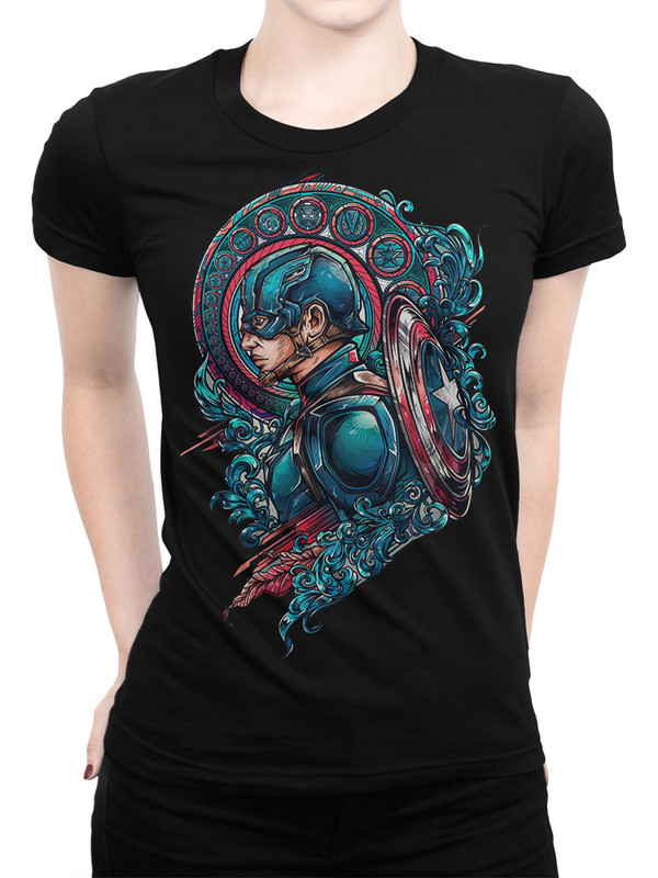 

Футболка женская Design Heroes 660-cap-1fut черная M, 660-cap-1fut
