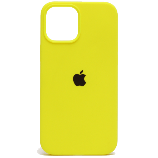 

Чехол iPhone 15 Pro Max Silicon Сase APL WS (с лого), ярко-желтый (IS004064)