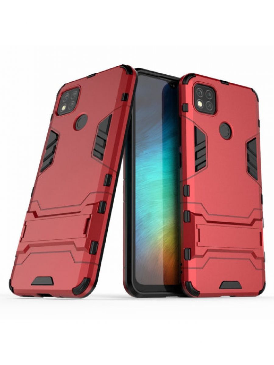 

Чехол Iron для смартфона Xiaomi Redmi 9C красный