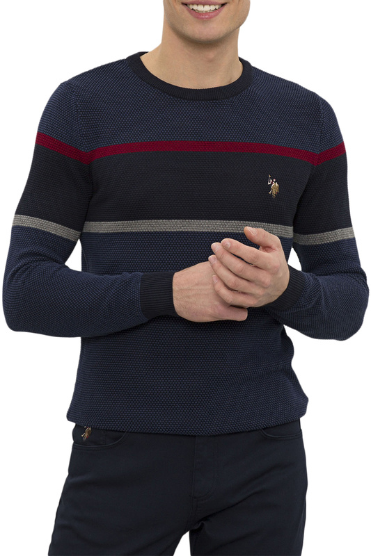 

Джемпер мужской G081SZ0TK0BAYET SK20 U.S. POLO Assn. синий 46 RU, G081SZ0TK0BAYET SK20