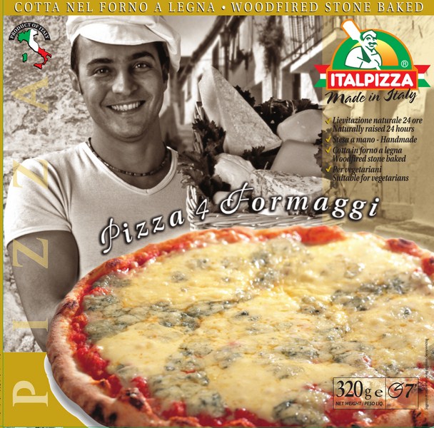 

Пицца ItalPizza 4 сыра Италия