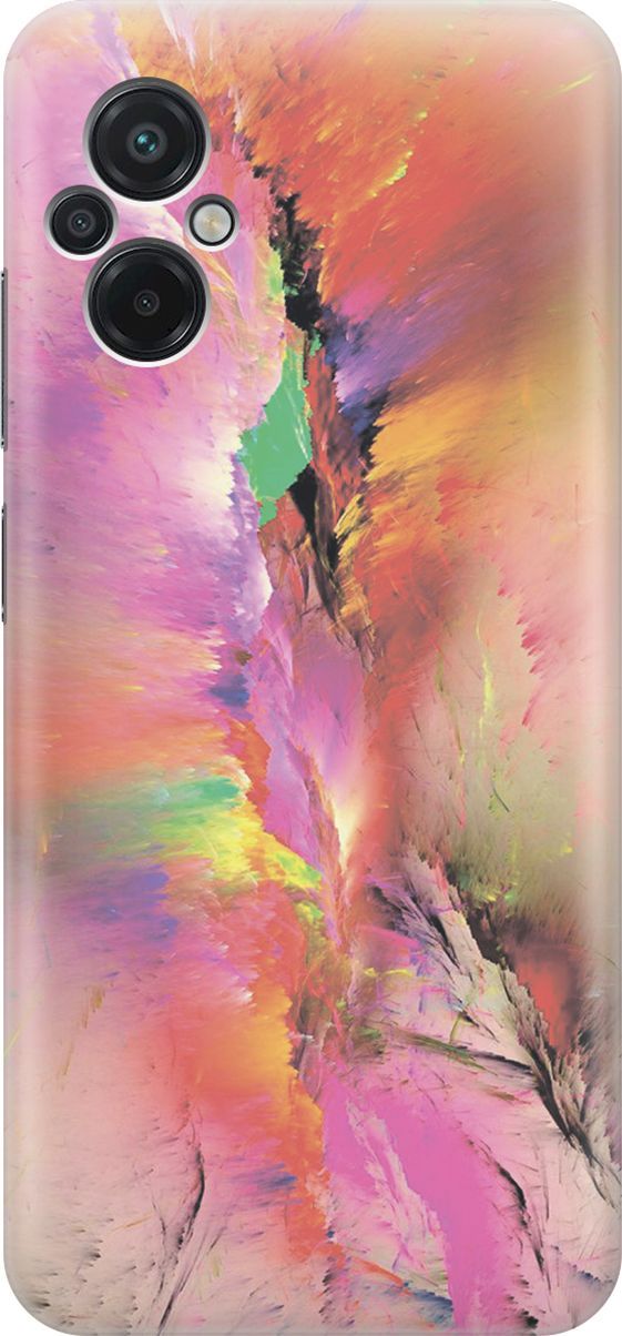 

Силиконовый чехол на Xiaomi Poco M5 "Красочный разлом", Желтый;зеленый, 15132