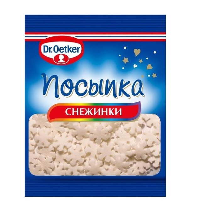 Посыпка Dr.Oetker Снежинки