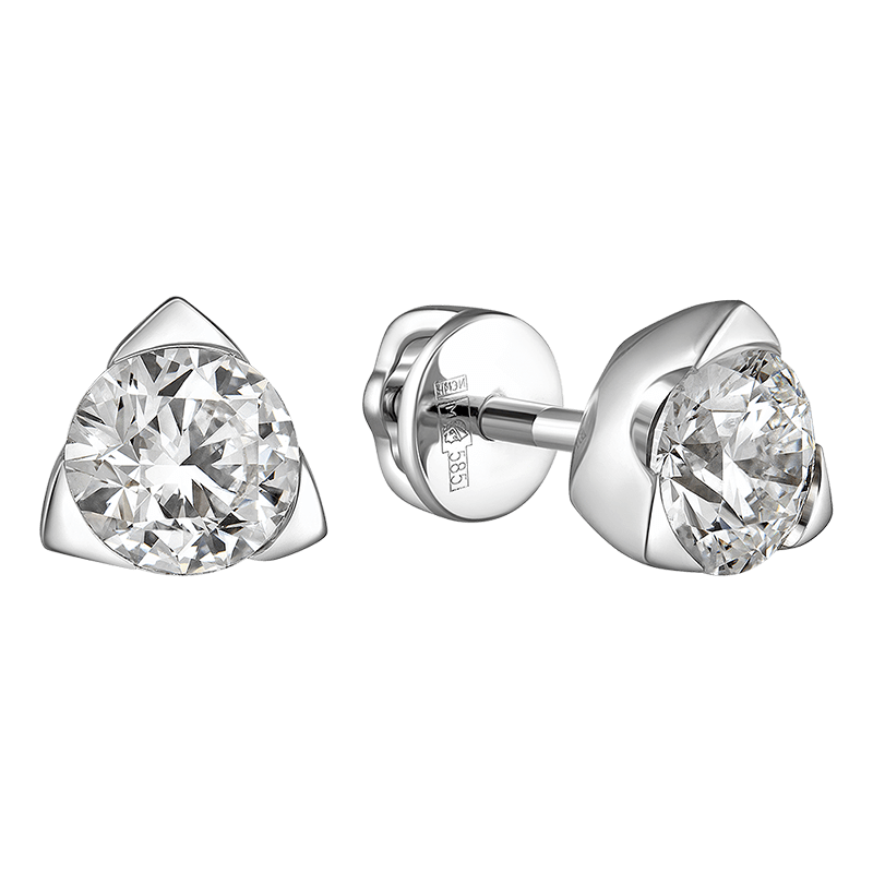 

Серьги из белого золота с бриллиантом выращенным IQ Diamonds 313-E5W-RD81FGVVS2VS1-GR7, 313-E5W-RD81FGVVS2VS1-GR7