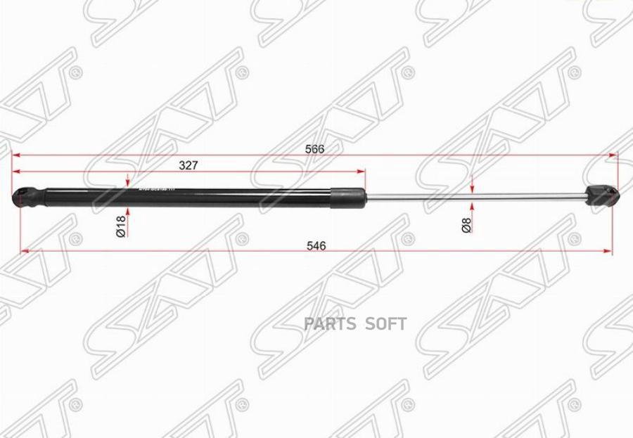 

SAT ST-81770-F1000 Амортизатор крышки багажника KIA SPORTAGE 15- LH=RH 1шт